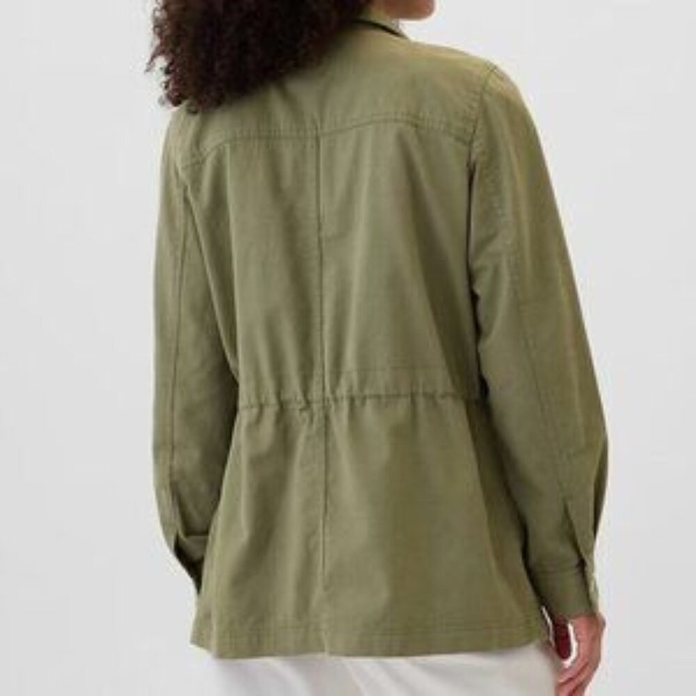 GAP Walden Green Canvas Utility Jacket/NWT/S - Picture 2 of 16